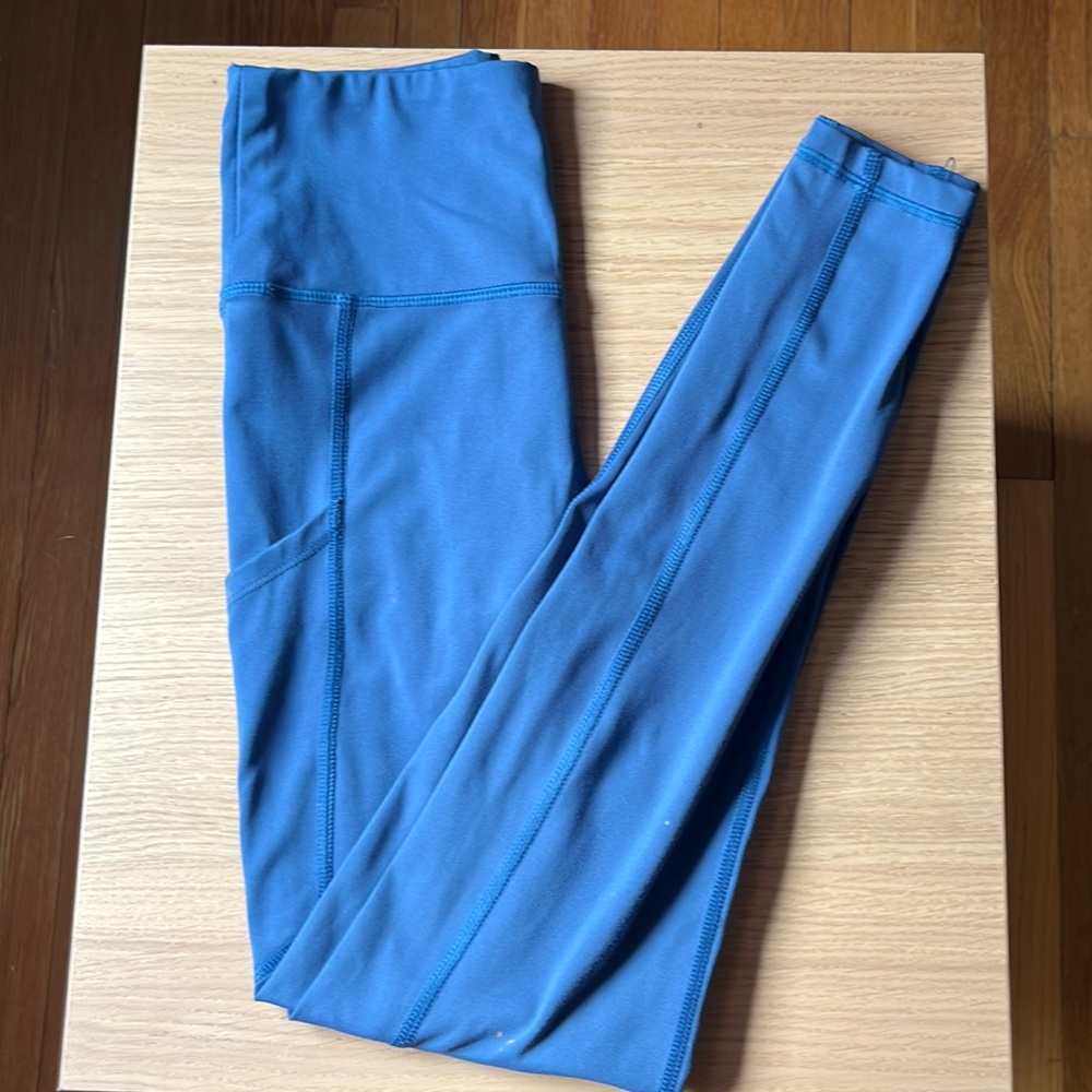 american eagle leggings, blue, size S